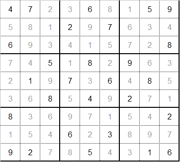 Dell Original Sudoku Easy to Challenger Puzzles